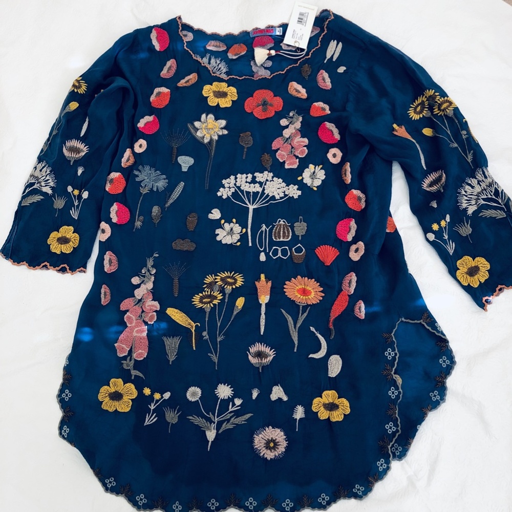 Johnny Was Floral Tunic